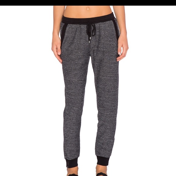 NWT Splendid Ibiza Drawstring Jogger in Black sz S - Picture 2 of 6